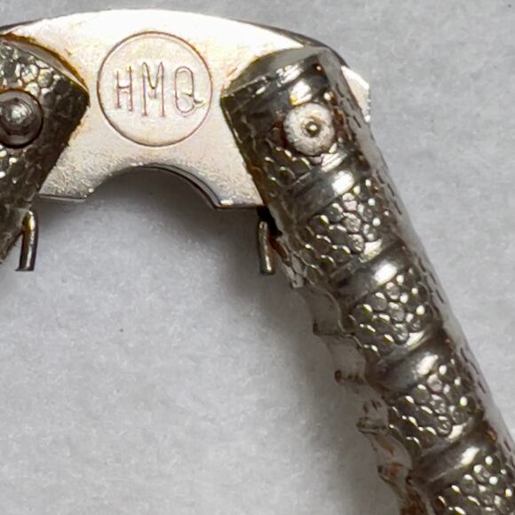 HMQ Seafood Nutcracker Set of 2 Henry Marcus Quackenbush Vintage 1940’s Metal - Picture 2 of 5